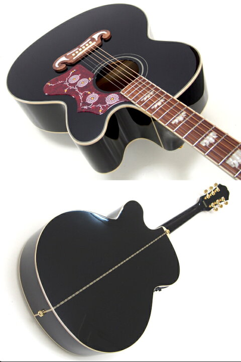 楽天市場】エピフォン アコースティックギター Epiphone J-200EC 