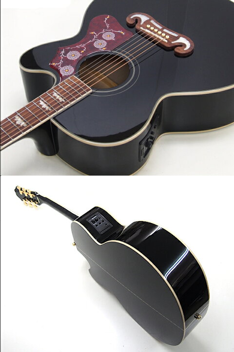 楽天市場】エピフォン アコースティックギター Epiphone J-200EC 