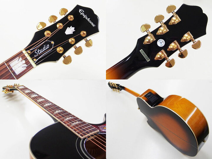 楽天市場】エピフォン アコースティックギター Epiphone J-200EC 