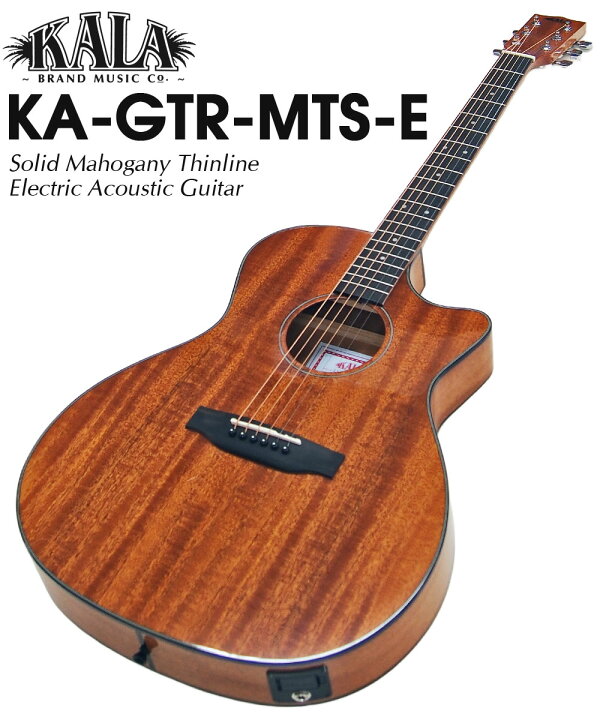 楽天市場】KALA KA-GTR-MTS-E 表板 マホガニー 単板 カラ エレアコ 