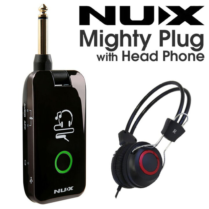 楽天市場】【ヘッドフォン付きセット！】 NUX Mighty Plug MP-2 多機能 