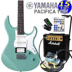 YAMAHA PACIFICA112V SOB ヤマハ パシフィカ エレキギター初心者セット マーシャルアンプ付15点入門セット