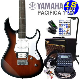 YAMAHA PACIFICA112V OVS ヤマハ パシフィカ エレキギター初心者セット ZOOM G1FourとVOXアンプ付き18点入門セット【エレキ ギター初心者】