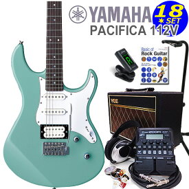 YAMAHA PACIFICA112V SOB ヤマハ パシフィカ エレキギター初心者セット ZOOM G1FourとVOXアンプ付き18点入門セット【エレキ ギター初心者】