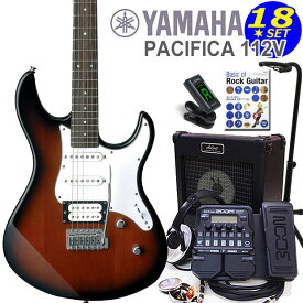 YAMAHA PACIFICA112V OVS ヤマハ パシフィカ エレキギター初心者セット ZOOM G1XFour付き18点入門セット【エレキ ギター初心者】