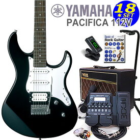 YAMAHA PACIFICA112V BL ヤマハ パシフィカ エレキギター初心者セット ZOOM G1XFourとVOXアンプ付き18点入門セット【エレキ ギター初心者】