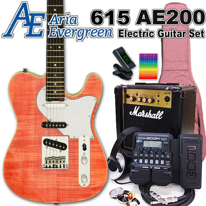 楽天市場】AriaProII 615 AE200 MP アリア・エヴァーグリーン エレキ 