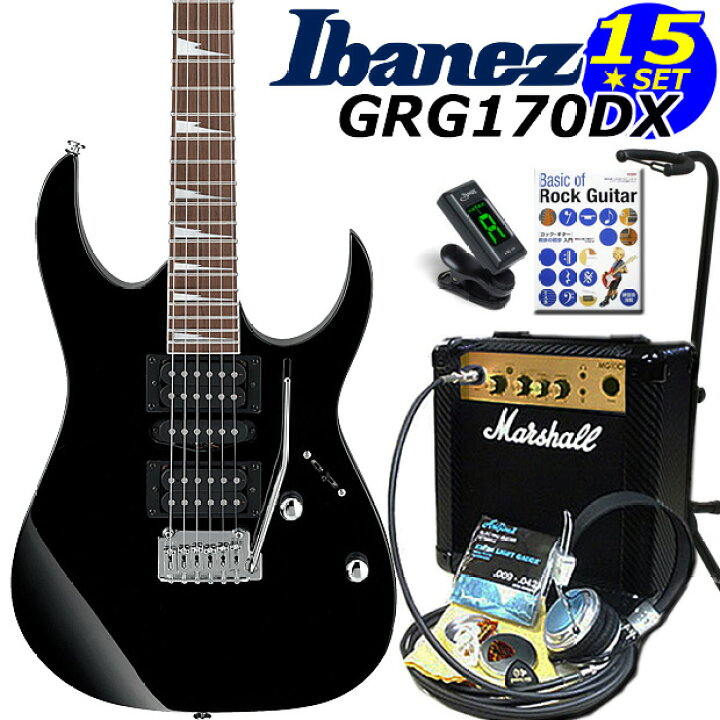 楽天市場】Gio Ibanez アイバニーズ GRG170DX BKN エレキギター 初心者 