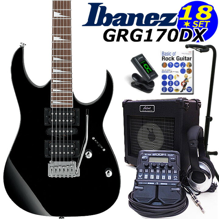 楽天市場】GIo Ibanez GRG170DX BKN アイバニーズ エレキギター初心者  