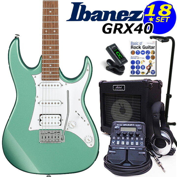 楽天市場】Gio Ibanez アイバニーズ GRX40 MGN エレキギター初心者 