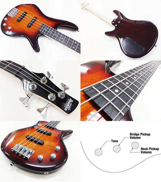 楽天市場】Gio Ibanez GSR180-BS アイバニーズ 4弦エレキベース 