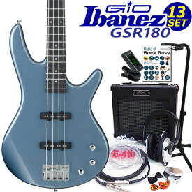 Gio Ibanez GSR180-BEM アイバニーズ 4弦エレキベース 初心者13点セット【初心者セット】