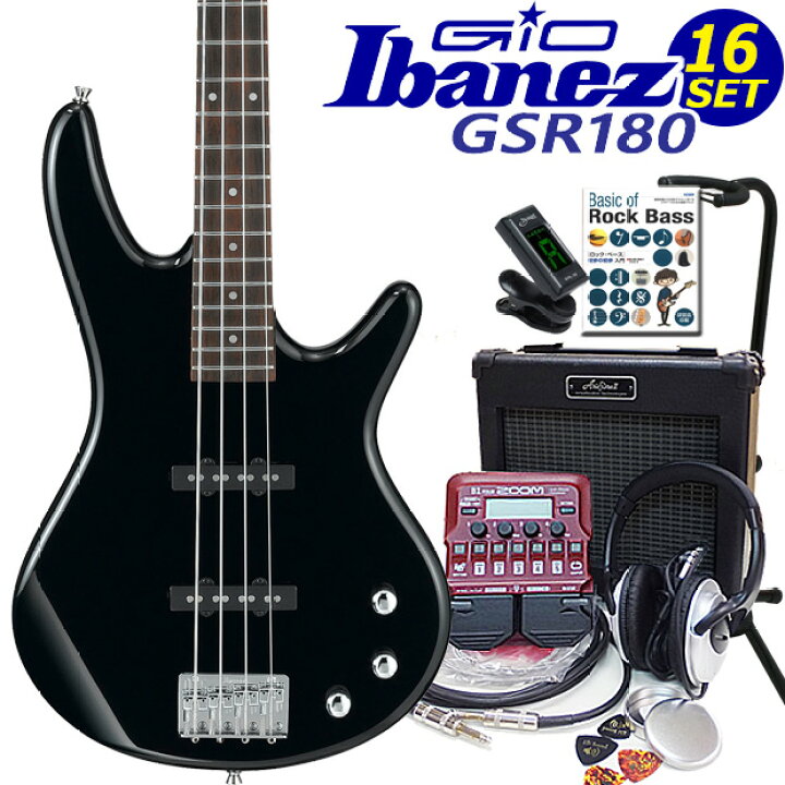 楽天市場】Gio Ibanez GSR180-BK アイバニーズ 4弦エレキベース 入門16 