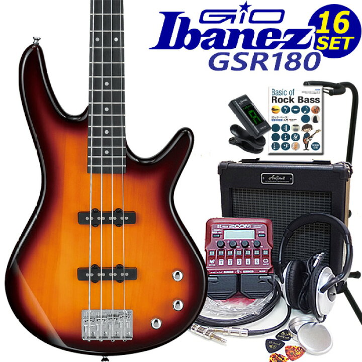 楽天市場】Gio Ibanez GSR180-BS アイバニーズ 4弦エレキベース 入門16 