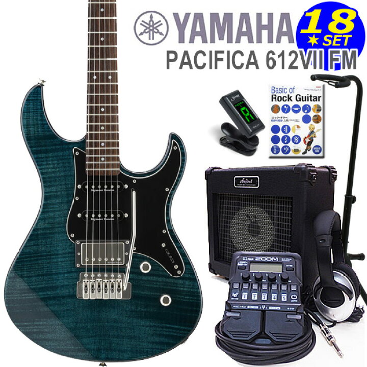 楽天市場】YAMAHA パシフィカ 612VIIFM/IDB ZOOM G1Four付き エレキ 