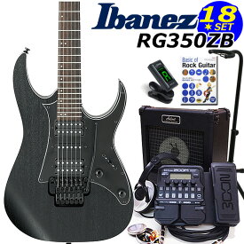 Ibanez アイバニーズ RG350ZB WK エレキギター 初心者セット18点　ZOOM G1XFour付き