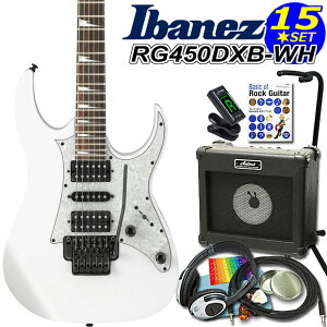 Ibanez ACoj[Y RG450DXB WH GLM^[ S҃Zbg 15_ZbgyGLM^[zyGNgbNM^[z