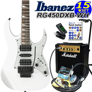 Ibanez ACoj[Y RG450DXB WH GLM^[ S҃Zbg 15_Zbg }[VAvt yGLM^[zyGNgbNM^[z