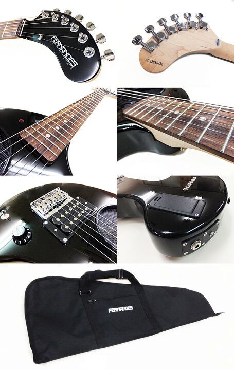 楽天市場】FERNANDES ZO-3 BLACK フェルナンデス アンプ内蔵ギター 