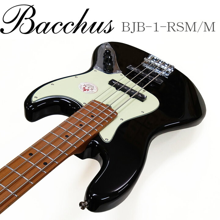 楽天市場】Bacchus BJB-1-RSM/M バッカス エレキベース 初心者セット 