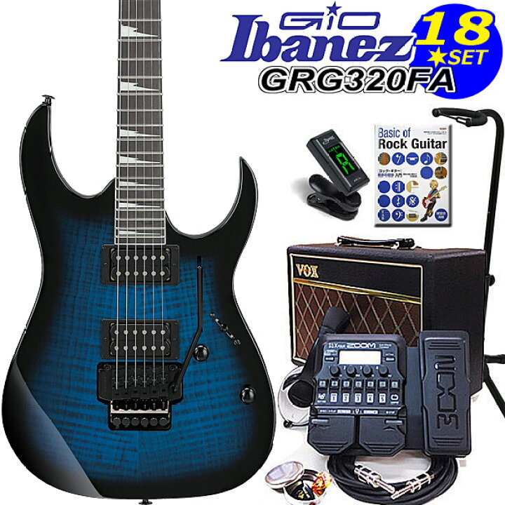 楽天市場】Gio Ibanez アイバニーズ GRG320FA TBS エレキギター初心者 