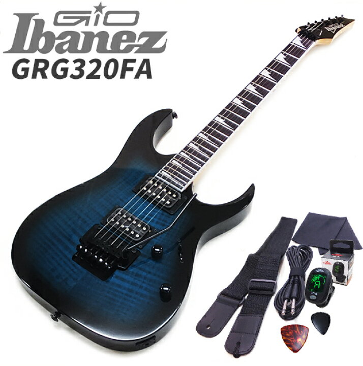 楽天市場】Gio Ibanez GRG320FA TBS アイバニーズ エレキギター 