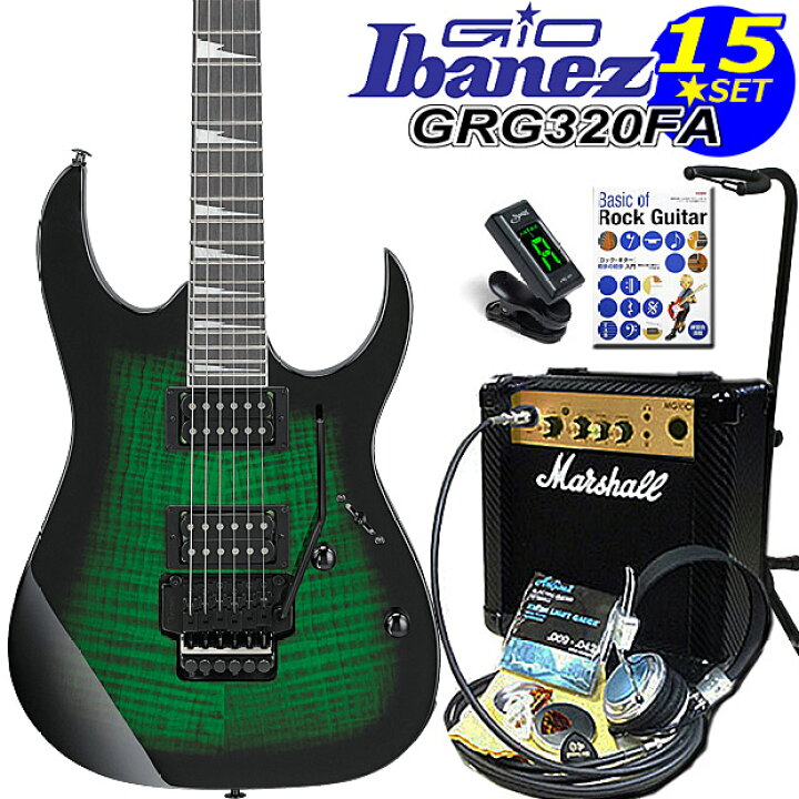 楽天市場】Gio Ibanez アイバニーズ GRG320FA TEB エレキギター 初心者 