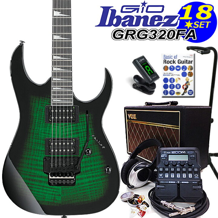 楽天市場】Gio Ibanez アイバニーズ GRG320FA TEB エレキギター初心者 