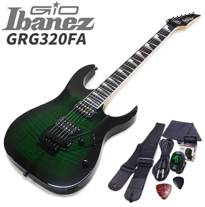 楽天市場】Gio Ibanez GRG320FA TEB アイバニーズ エレキギター 