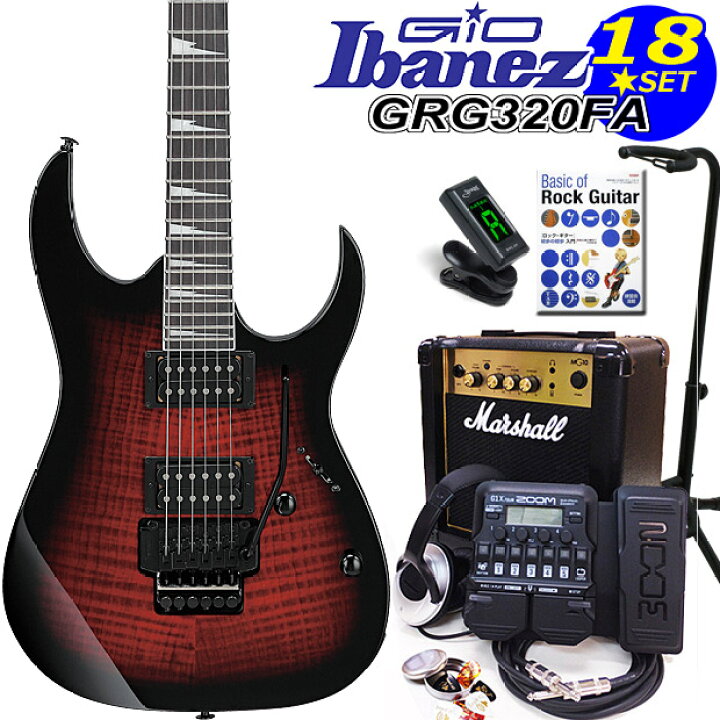 楽天市場】Gio Ibanez アイバニーズ GRG320FA TRB エレキギター初心者 