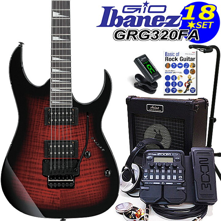 楽天市場】Gio Ibanez アイバニーズ GRG320FA TRB エレキギター初心者 