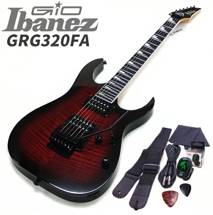 楽天市場】Gio Ibanez GRG320FA TRB アイバニーズ エレキギター 