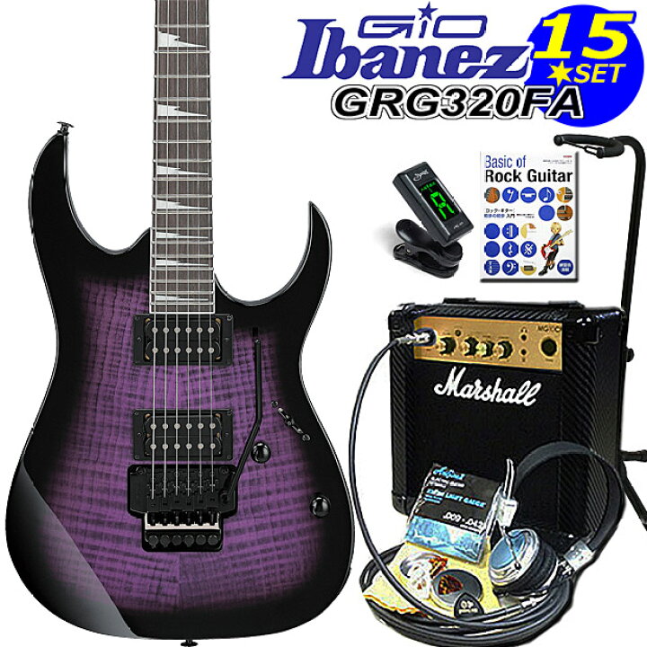 楽天市場】Gio Ibanez アイバニーズ GRG320FA TVTエレキギター 初心者 