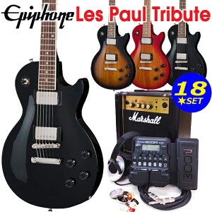 Epiphone �G�s�t�H�� Les Paul Tribute ���X�|�[�� �g���r���[�g �G���L�M�^�[ �}�[�V���� �A���v ZOOM G1XFour�t ���S�� ���� 18�_ �Z�b�g �yPathfinder10 PF10�z�y�G���L �M�^�[���S�ҁz�y�G���N�g���b�N�M