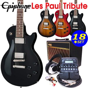Epiphone �G�s�t�H�� Les Paul Tribute ���X�|�[�� �g���r���[�g �G���L�M�^�[ VOX �A���v ZOOM G1Four�t ���S�� ���� 18�_ �Z�b�g �yPathfinder10 PF10�z�y�G���L �M�^�[���S�ҁz�y�G���N�g���b�N�M�^�[�z