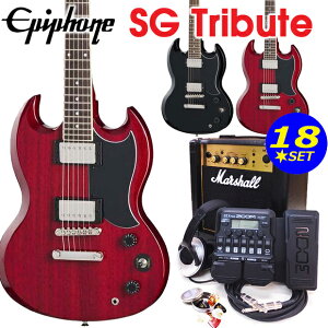 Epiphone �G�s�t�H�� SG Tribute SG �g���r���[�g �G���L�M�^�[ �}�[�V���� �A���v ZOOM G1XFour�t ���S�� ���� 18�_ �Z�b�g �yPathfinder10 PF10�z�y�G���L �M�^�[���S�ҁz�y�G���N�g���b�N�M�^�[�z