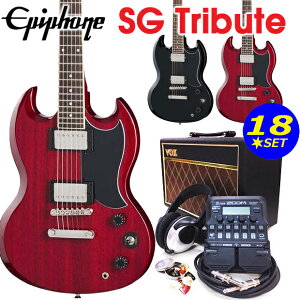 Epiphone �G�s�t�H�� SG Tribute SG �g���r���[�g �G���L�M�^�[ VOX �A���v ZOOM G1Four�t ���S�� ���� 18�_ �Z�b�g �yPathfinder10 PF10�z�y�G���L �M�^�[���S�ҁz�y�G���N�g���b�N�M�^�[�z