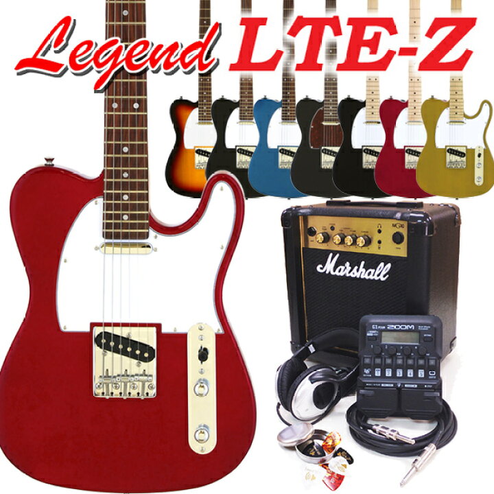 楽天市場】エレキギター 初心者セット Legend レジェンド LTE-Z 