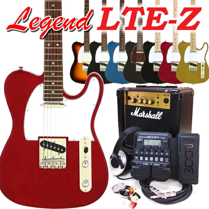 楽天市場】エレキギター 初心者セット Legend レジェンド LTE-Z 