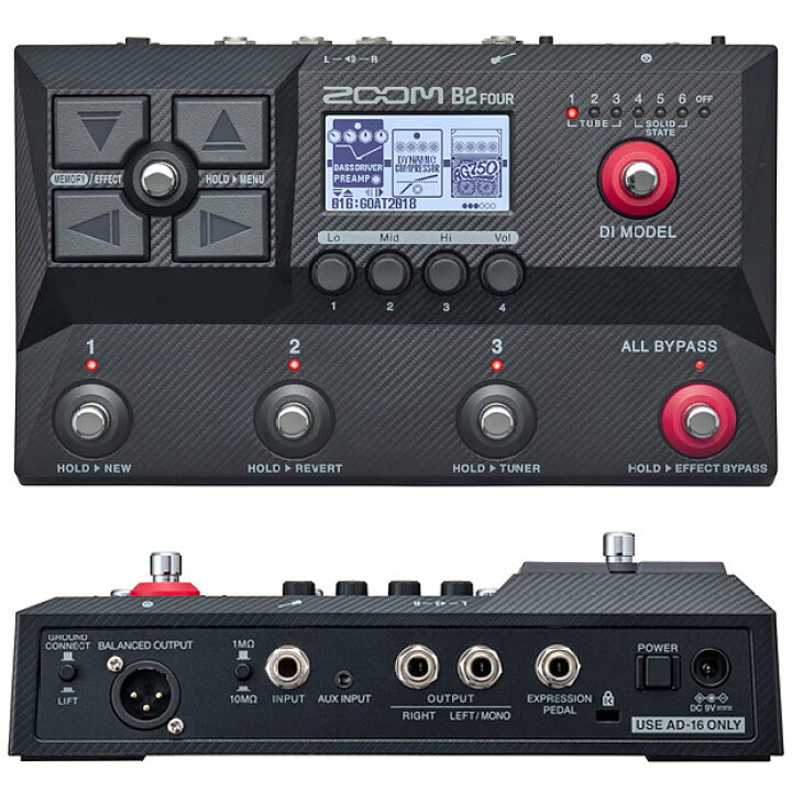 楽天市場】【専用ケース付属！】ZOOM B2Four ズーム ベース マルチ 