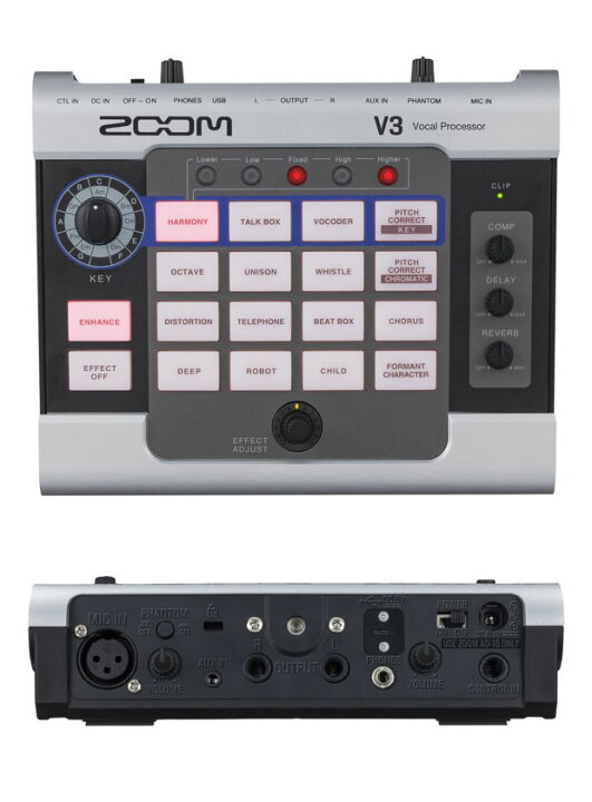 楽天市場】【ケース付属！】ZOOM V3 ズーム ボーカルプロセッサ SCU-40 