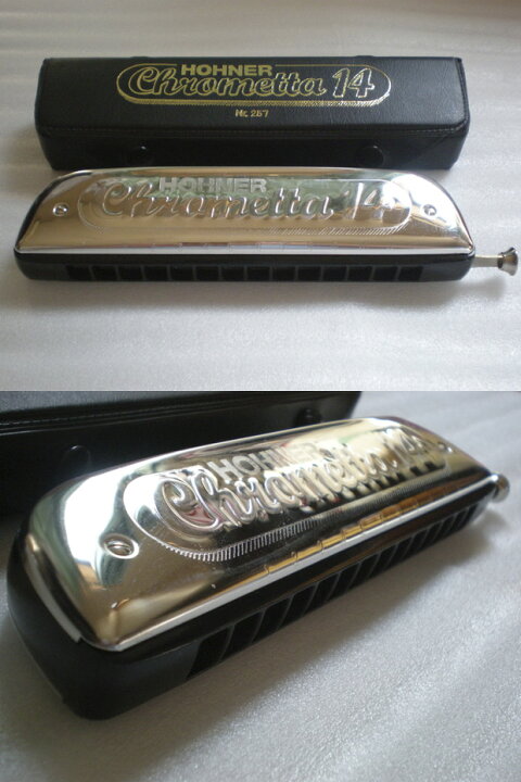 楽天市場】HOHNER ホーナー Super Chrometta14 257/56 クロマチックハーモニカ : EbiSoundオンラインショップ バンドハーモニカ C調クロマチックフレンチハープハーモニカ 14穴 56音