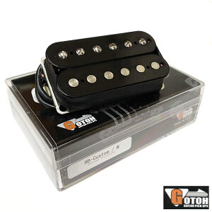 GOTOH Pickups HB-Custom N(�t�����g�p) Black(�u���b�N) �n���o�b�J�[ �G���L�M�^�[�p�s�b�N�A�b�v�y���{���z�yHB-cst-bk-N�z