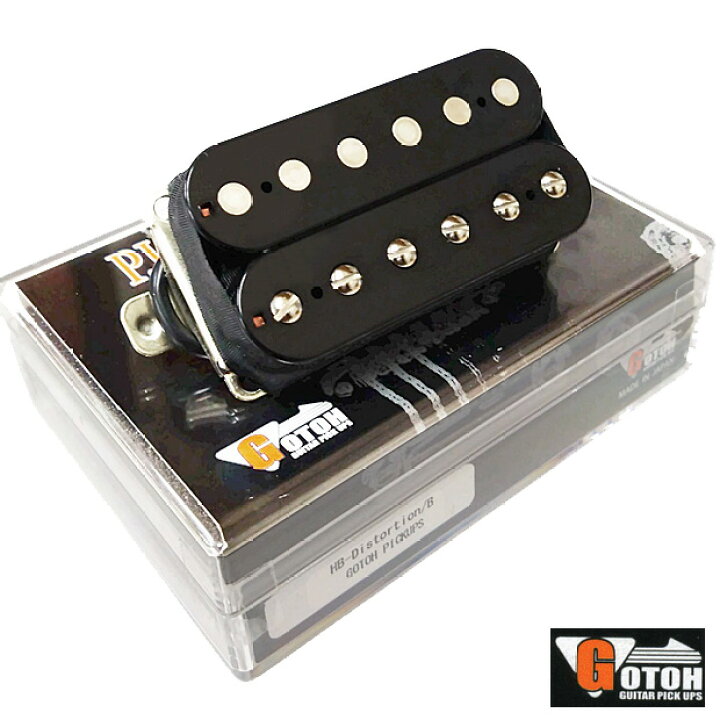 楽天市場】GOTOH Pickups HB-Distortion B(リア用) Black(ブラック 