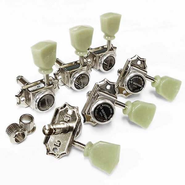 GOTOH ゴトー ギター ペグ SD90MG-T SLマグナムロック・トラッド  N(ニッケル) L3R3 両側タイプ 6個セット【SD90MGT-SL/N/L3R3】
