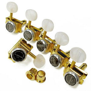 GOTOH SD91 MG-T P5W G(ゴールド) マグナムロックトラッド ゴトー ギター ペグ L6 片側タイプ 6個セット【SD91MGT-P5W/G/L6】