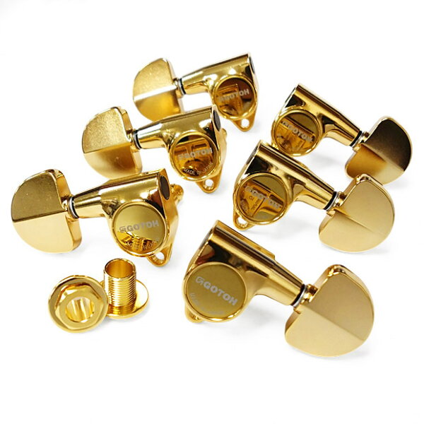 GOTOH ゴトー ギター ペグ SG301 20 G(ゴールド) L3R3 両側 6個セット【SG301/20/G/L3R3】