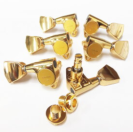 GOTOH ゴトー ギター ペグ SG301MG 04 マグナムロック G(ゴールド) L3R3 両側 6個セット【SG301MG-04/G/L3R3】