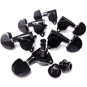 GOTOH SG301 MG(マグナムロック) AB20 B(ブラック) ゴトーギターペグ 両側 L3R3 6個セット 【SG301MG-AB20/B/L3R3】