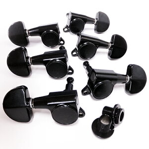 GOTOH ゴトー ギター ペグ SG381 20 B(ブラック) L3R3 両側 6個セット【SG381-20/B/L3R3】
